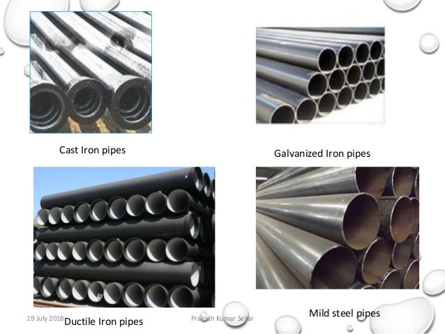 Pipe Materials And Types Of Joints Autosaved