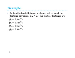 Pipe network analysis with examples | PDF