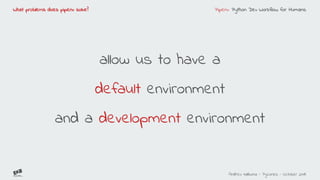 Pipenv python dev workflow for humans | PDF