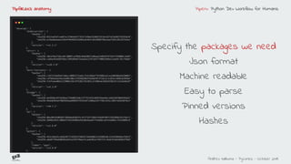 Pipenv python dev workflow for humans | PDF