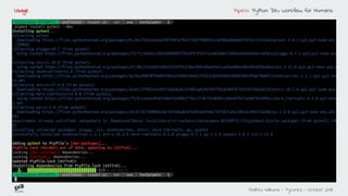 Pipenv python dev workflow for humans | PDF