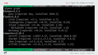 Pipenv python dev workflow for humans | PDF