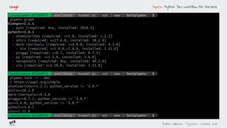 Pipenv python dev workflow for humans | PDF