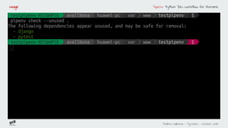 Pipenv python dev workflow for humans | PDF