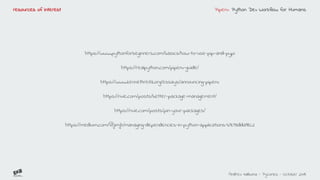 Pipenv python dev workflow for humans | PDF