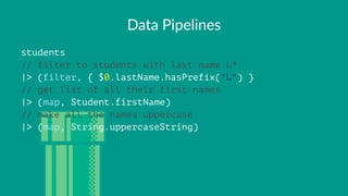 Data Pipelines in Swift