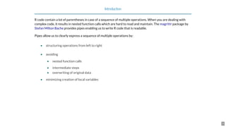 Writing Readable Code with Pipes | PPT