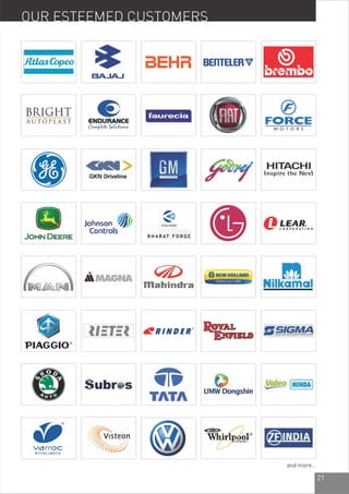 21
OUR ESTEEMED CUSTOMERS
 