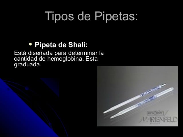 Tipos de Pipetas
