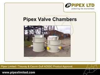 Pipex Pumping Stations, Chambers & Catchpits | PPT