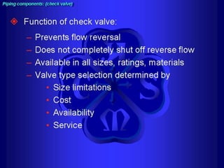 Piping - training course