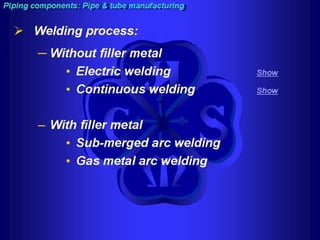 Piping - training course