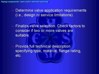 Piping - training course