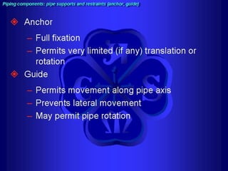 Piping - training course