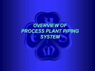 Piping - training course