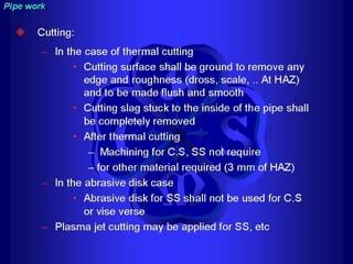 Piping - training course