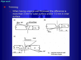 Piping - training course