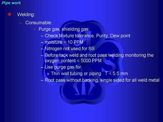 Piping - training course