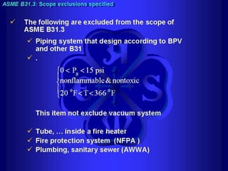 Piping - training course