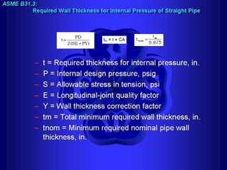Piping - training course