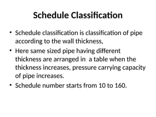 Pipe Classification Formula PIPING AND PIPELINE ENGINEERING PRESENTATION .pptx