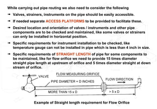 Control Valve Routing Pipe Piping basics | PPS