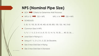 Piping Course for engineers and students | PDF