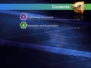Contents
Engineering Documents
7
Fabrication and Examination
8
 