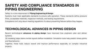 Engineering Standards Examples Piping Design Excellence: Standards, Principles, and Engineering ...