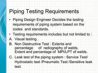 Pipe Material Testing Piping Introduction.pptx
