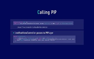 PIP in LINE iOS