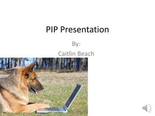 PIP Presentation
By:
Caitlin Beach
 