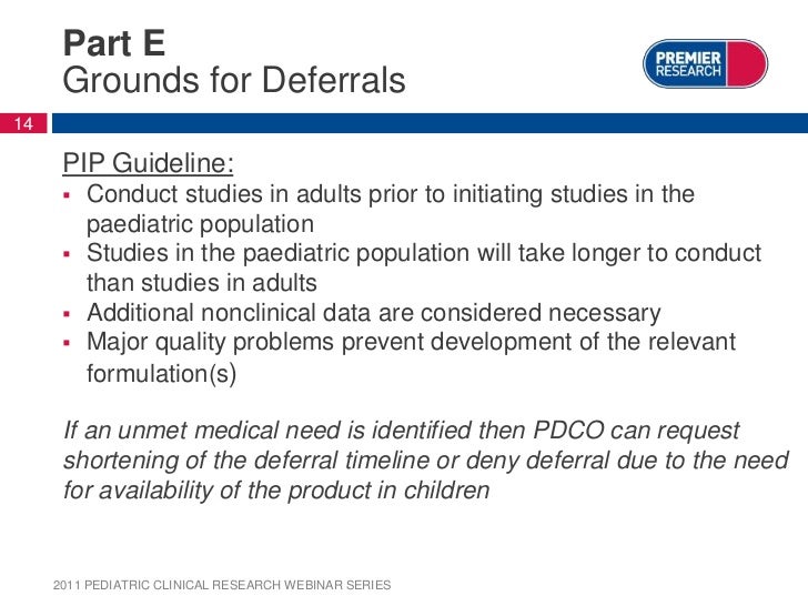 Pip Ema Ema Pip Submission Timelines , EU Pharma Legislation Review Series ...