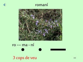 103
romaní
ro -– ma - ní
3 cops deveu
 