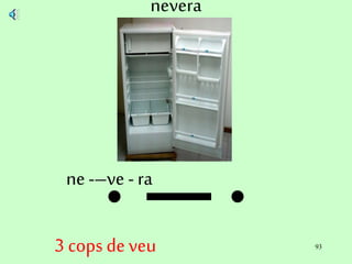 93
nevera
ne-–ve - ra
3 cops deveu
 
