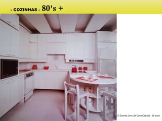 O Grande Livro de Casa Claudia : 35 anos
- COZINHAS - 80’s +
 