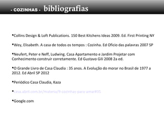 COZINHAS
EXERCÍCIO DE PROJETO
- aula prática -
 