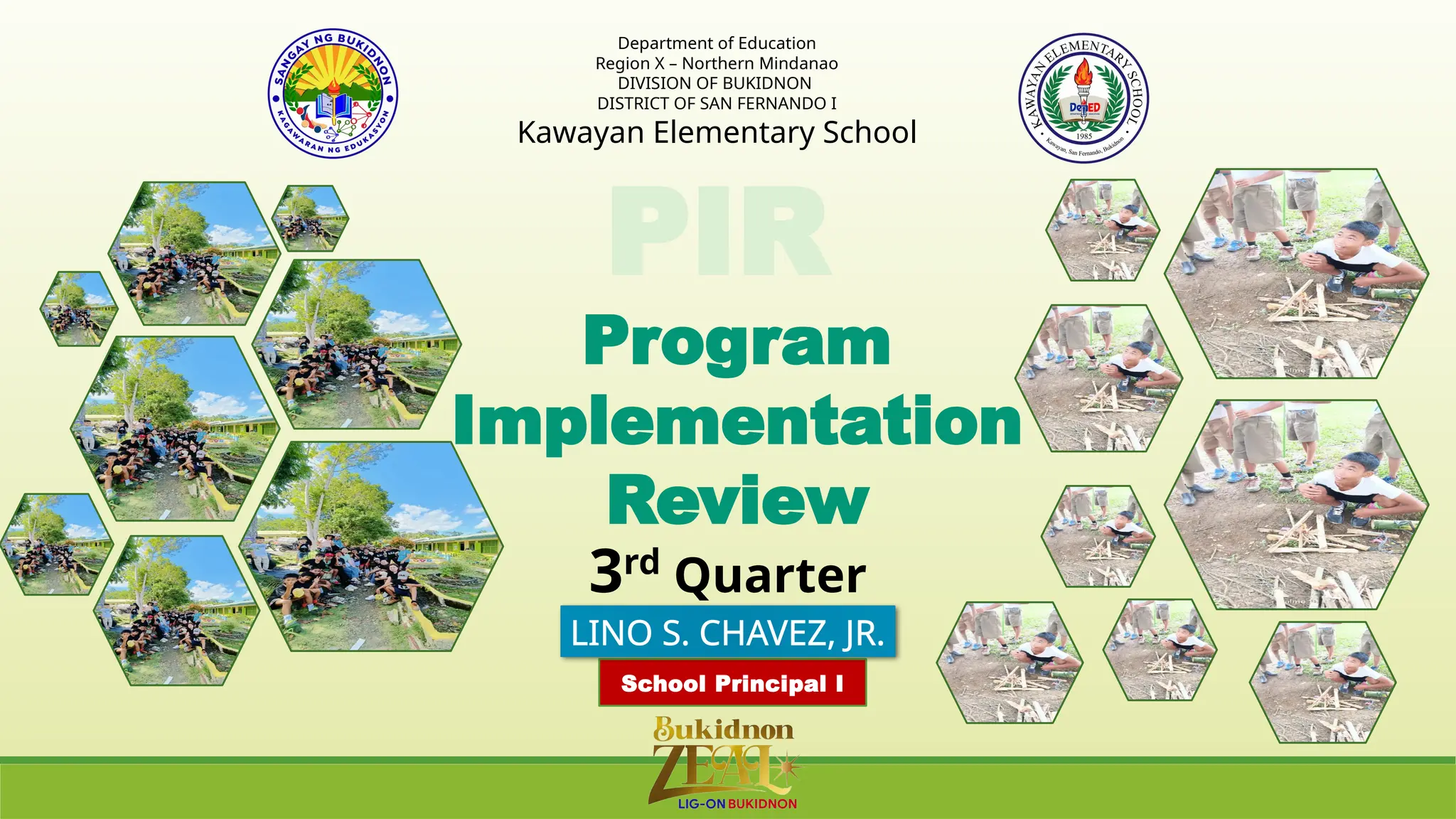 Sample Pir In School PIR 3rd Quarter Kawayan Elementary School - Copy.pptx