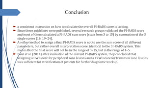 Pi Rads Score Interpretation PI RADS v2: An Insight | PPTX