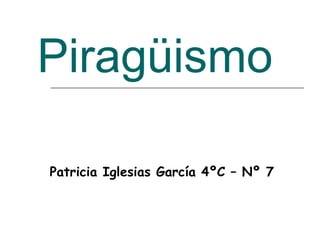 Piragüismo Patricia Iglesias García 4ºC – Nº 7 