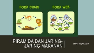 PIRAMIDA DAN JARING-
JARING MAKANAN
SMPN 92 JAKARTA
 