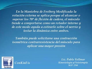 Sindrome del Piramidal o Piriforme