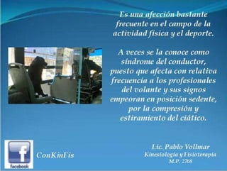 Sindrome del Piramidal o Piriforme