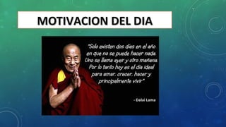 MOTIVACION DEL DIAMOTIVACION DEL DIA
 