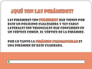 Pir amide cuadrangular 2 | PPTX | Geography | Science