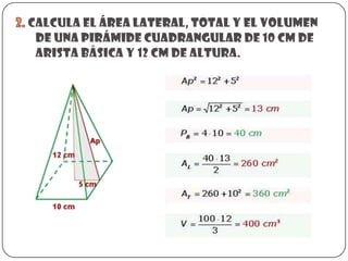 Pir amide cuadrangular 2 | PPTX | Geography | Science
