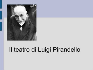 Il teatro di Luigi Pirandello
 