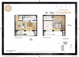 H O M E
                  eria
        M    at



                           l
                             Pro                                                                                                                                                                                                             APARTAMENTO
          o


                        vi
             sóri                                                                                                                                                                                                                                 plantas
                                                                                                                                                                                 Mureta
                                                                                                                                                                                  box
                                                                                                                                                                                                       Aqui temos
                                                                                                                                                                                                        mureta                  75 m privativos
                                                                                                                                                                                                                                              2




                                                                                                                                                                                                                                                            Produção




                                                                                                            Mesa
                                                                                                           de vidro




                                                          Planta com sugestões de decoração. Os revestimentos a serem utilizados na construção estão especificados no Memorial Descritivo. Os móveis têm dimensões comerciais. Objetos
                                                          de decoração, pisos, rodapés, louças, metais, molduras, sancas de gesso e pontos de iluminação são sugestões de decoração. As medidas são internas e de face a face das paredes.
                                                          Planta ilustrativa e sem escala




27719_005_Goldszetein_Batel_Material_Pirata_29.7x21.indd 11                                                                                                                                                                                                            8/20/12 10:40 PM
 