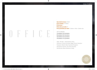 ficha técnica




                                                             Área total do terreno: 4.750 m²
                                                             NO de unidades: 144 SALAS
                                                             NO de torres: 1
                                                             NO de salas. por andar: 16
                                                             NO de pavimentos por andar: 2 subsolos + térreo + 9 pavtos.-tipo




                  O F F I C E
                                                             Tipo de unidades
                                                             72 unidades: 33 m2 privativos
                                                             36 unidades: 36 m2 privativos
                                                             18 unidades: 42 m2 privativos
                                                             18 unidades: 47 m2 privativos


                                                             Vagas: 130 vagas – estacionamento rotativo
                                                             Arquitetura e conceito de fachada: Baggio Schiavon Arquitetura
                                                             Paisagismo: Benedito Abbud Arquitetura Paisagística
                                                             Decoração de interiores: Zeca Amaral Arquitetos
                                                             Sala decorada: Maena Arquitetura e Design




                                                                                                                                       eria
                                                                                                                                  at




                                                                                                                              M



                                                                                                                                          l
                                                                                                                                              Pro
                                                                                                                              o
                                                                                                                                         vi
                                                                                                                                  sóri




27719_005_Goldszetein_Batel_Material_Pirata_29.7x21.indd 2                                                                                    8/20/12 10:40 PM
 