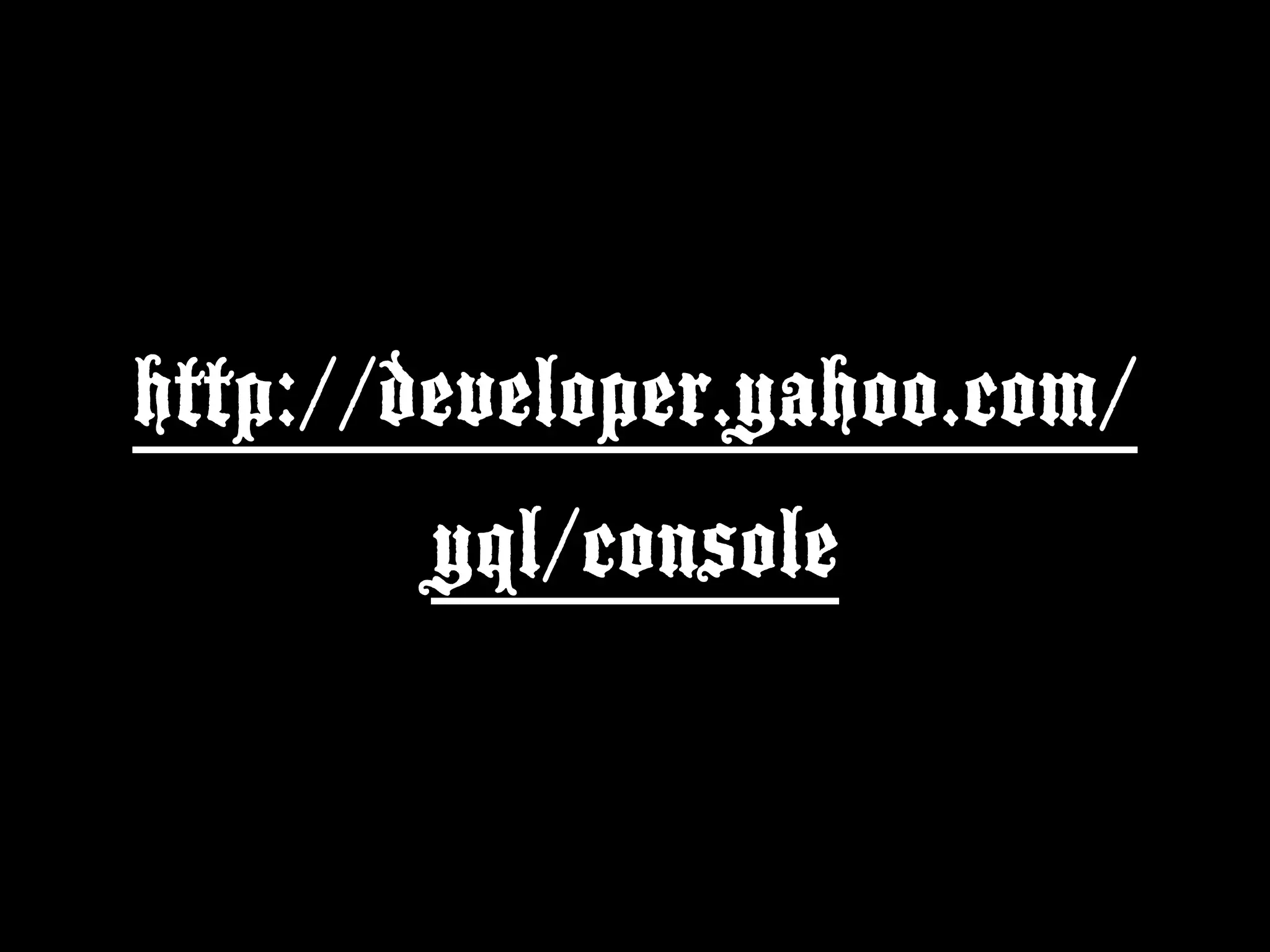 http://developer.yahoo.com/
        yql/console
 
